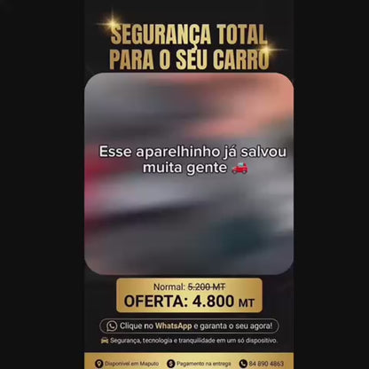 Compressor Portátil 4 em 1 + Arrancador de Emergência