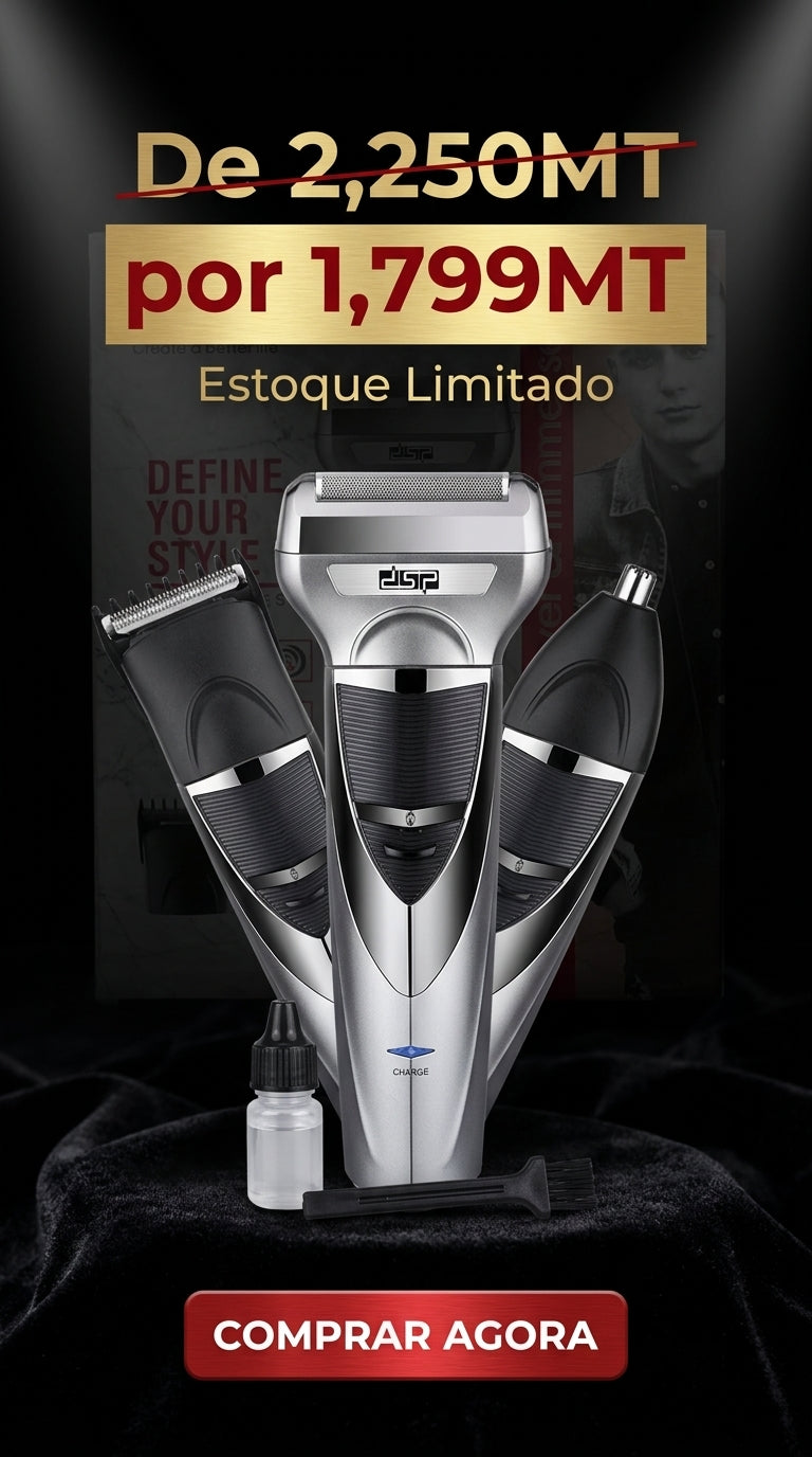 Barbeador 3 em 1